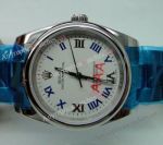 Replica Rolex Oyster Perpetual Watch New 2014 SS White Blue Roman_th.jpg